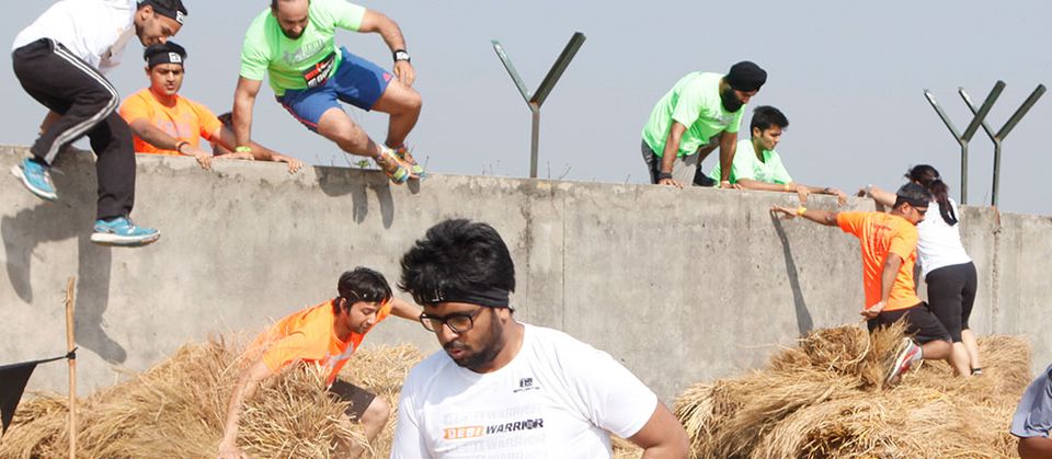 Ghaas Phoos obstacle at a Desi Warrior event